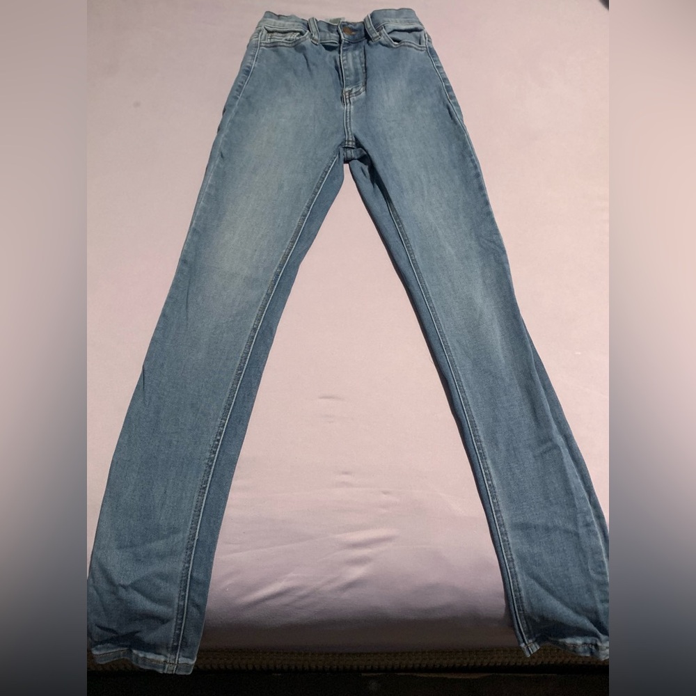 Vibrant Classic Blue Denim Jeans